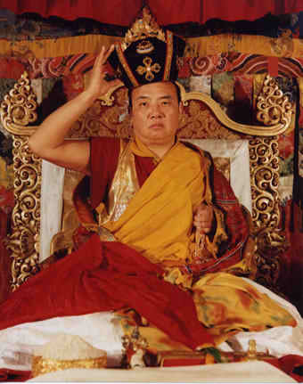 The previous and sixteenth Karmapa, Rangjung Rigpe Dorje. 