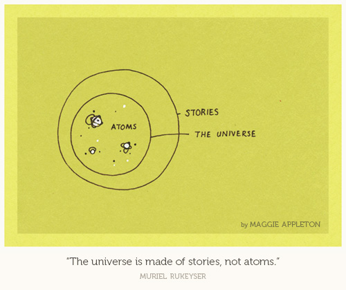 The universe is made of stories