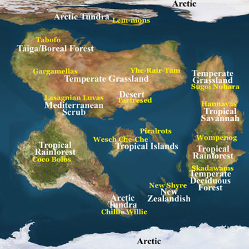 World Simulation Map Spring 2006