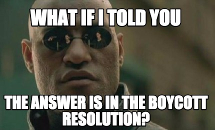 what if I told you?