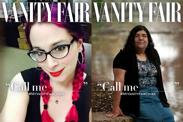 Crystal Frasier and Jenn Dolari posted their own Vanity Fair covers