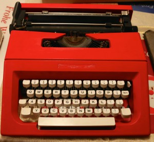 A French QWERTZ Olivetti from the 1980s.